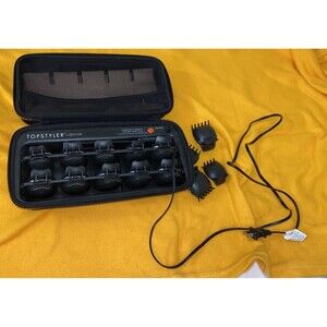 TopStyler by InStyler Heated Ceramic Styling Shells Hair Curlers Clam Pods Set